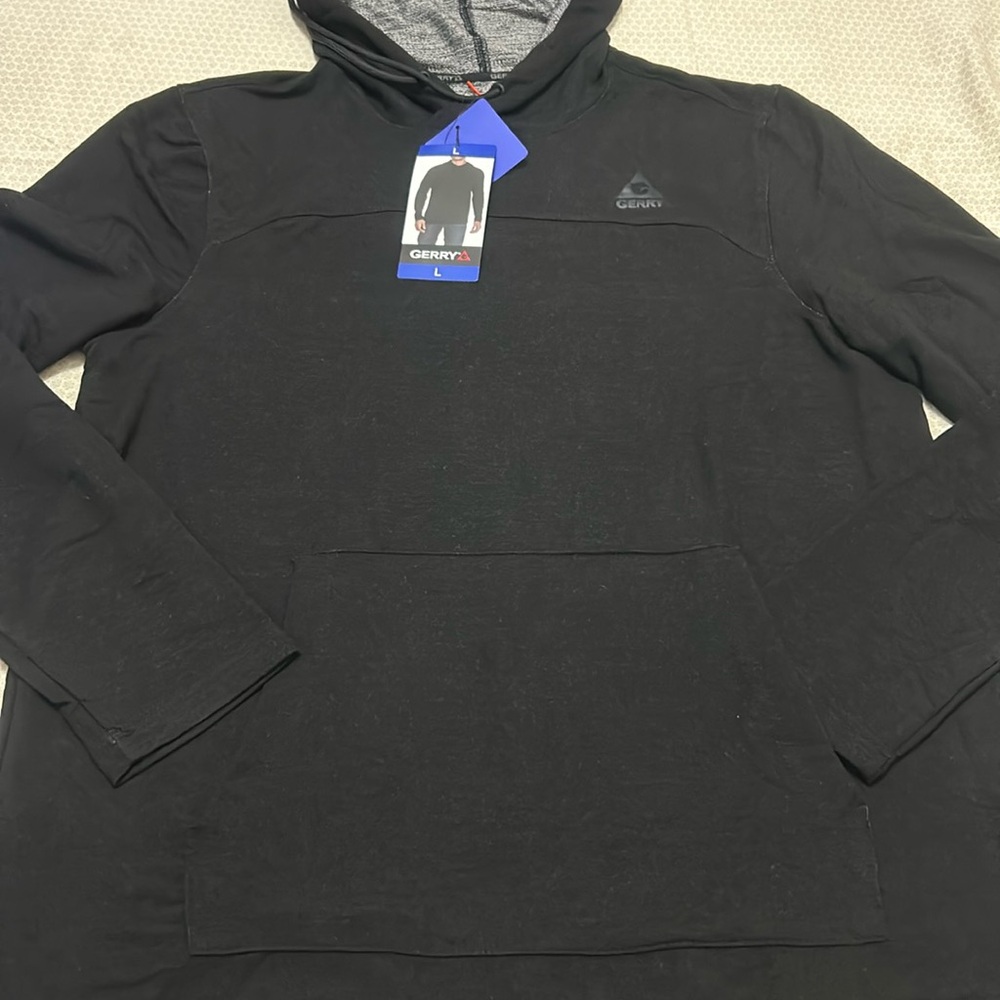 NWT Gerry Men’s Active Hoodie Black Size L